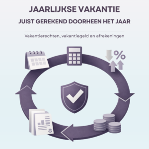 Jaarlijkse vakantie juist gerekend doorheen het jaar